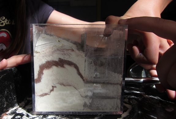 Mod&eacute;lisation d'une cha&icirc;ne de montagnes, Copyright : Alo&eacute; Hok-Schlagenhauf.